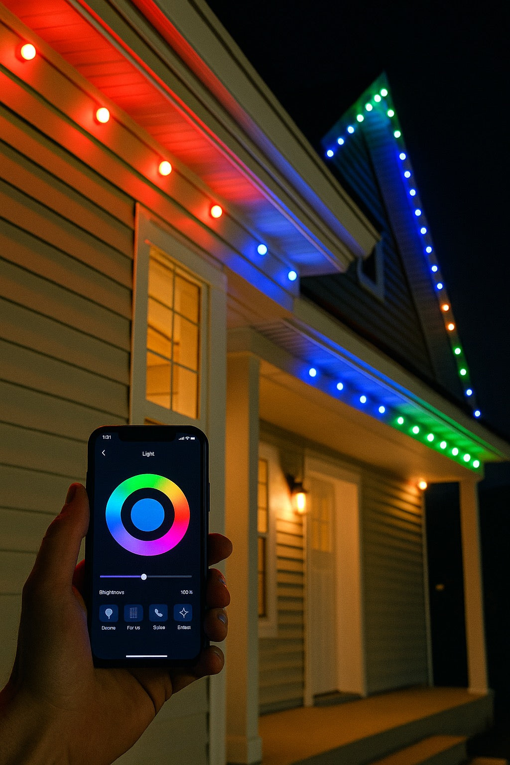 App Controlled Smart Lighting
